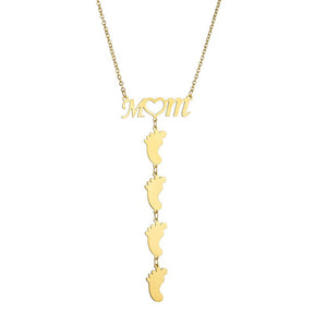 Stainless Steel MOM Necklace Fashion Customized Name