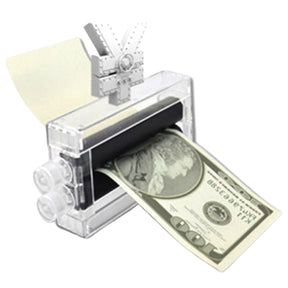 Creative Magic Banknote Money Printing Machine White Paper Into Banknote Magic Money Maker Toys For Kids Gift