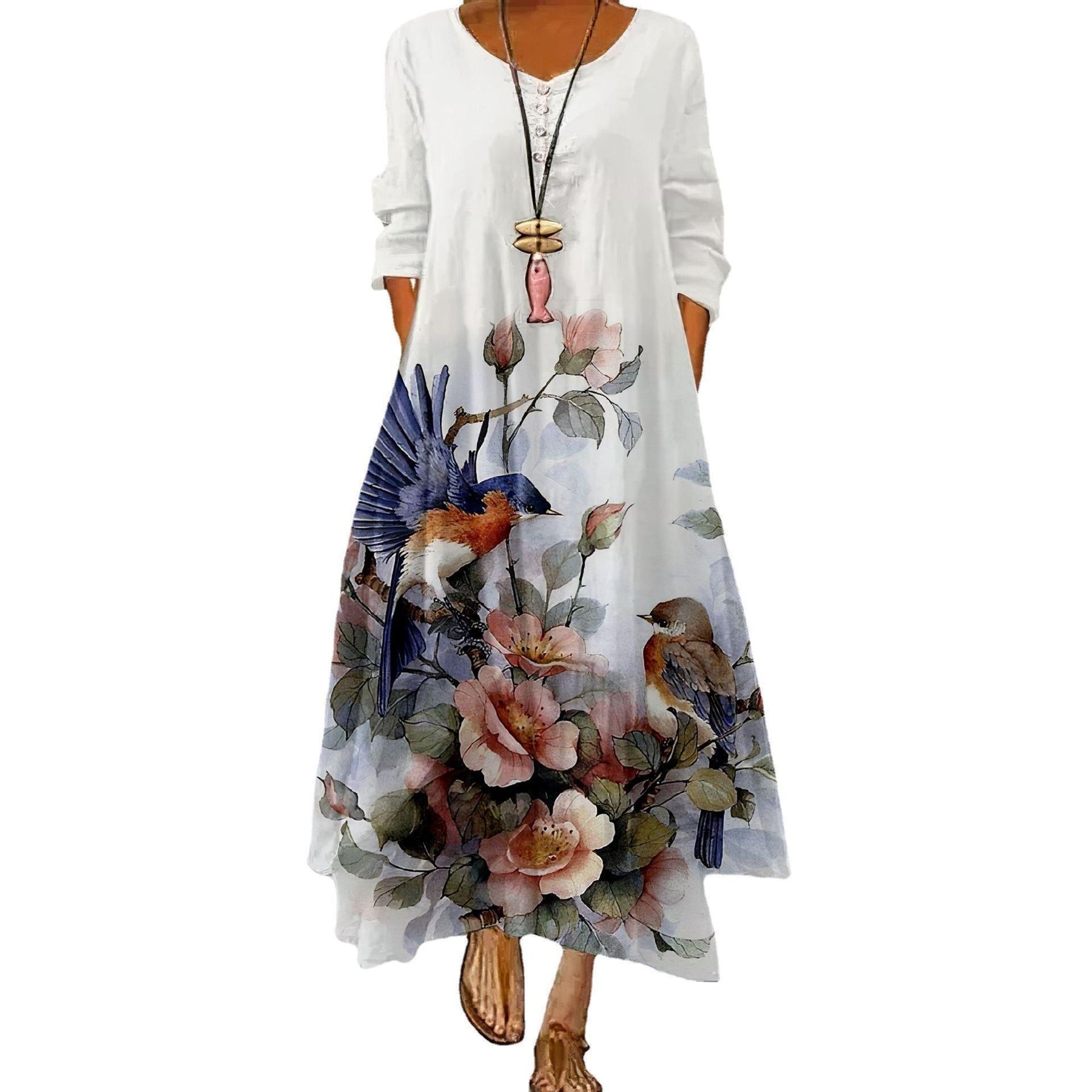 Summer New Printing 3D Printing Dress