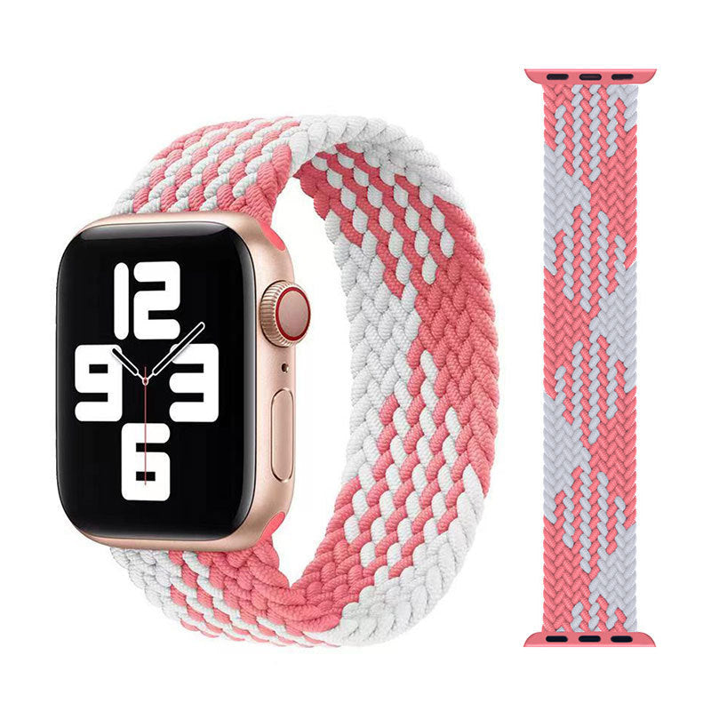 Watch Strap With Stretch Single Loop Nylon Braid Explosive Style