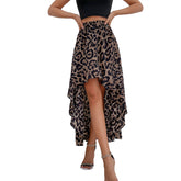 Casual Trend Irregular Printed Skirt A Line Skirt