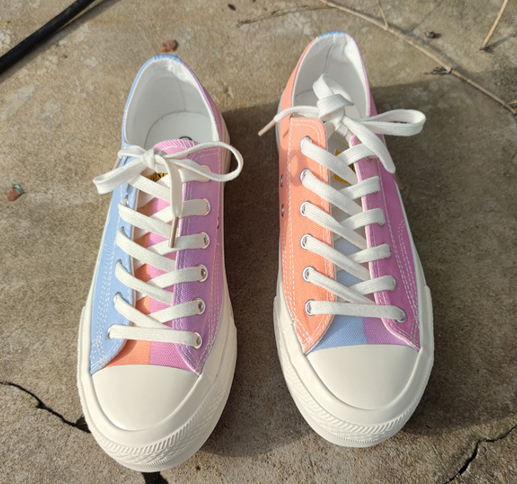 Men's Shoes UV Color Changing Canvas Shoes Men