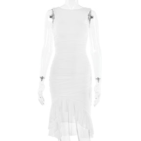 Summer Slim Skinny Sleeveless Dress For Women Fashion Party Club Dresses