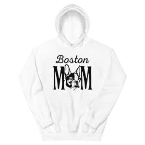 Boston Mom Sports Grey Hoodie