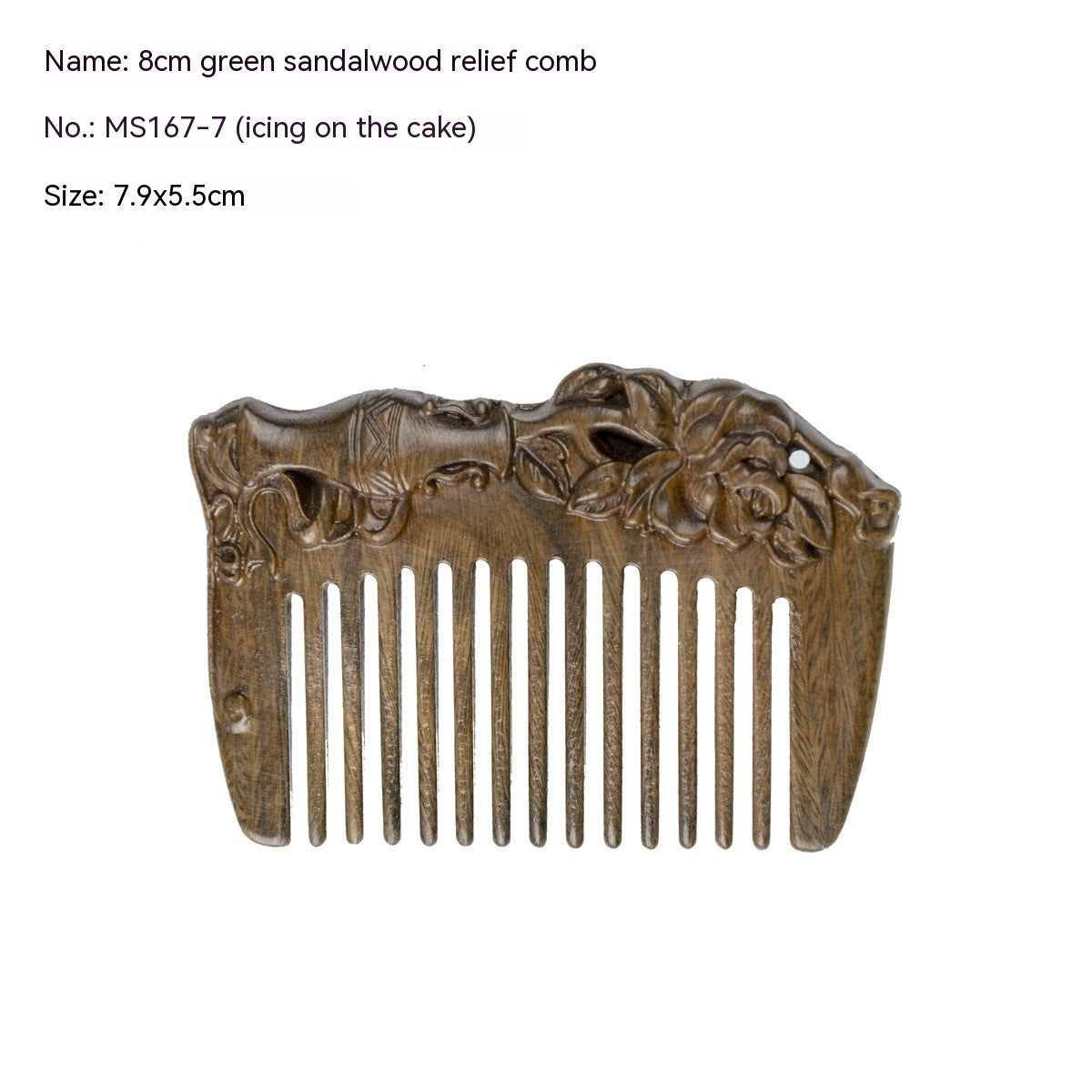 Antique Mini Sandalwood Comb Home