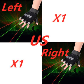 Stage Show  Red Green Laser Gloves