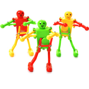 Clockwork Dancing Robot Clockwork Gymnastics Creative Small Toys Novelty Toys Christmas Goods Gift For Kids Fidget Toys