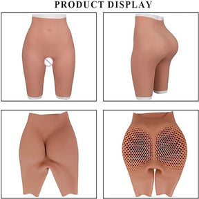 Fake Women's Fifth Pants Hip Lifting Fengqi Silica Gel Pad Thickened Hip Insert Fake Butt Artificial Vagina Pants