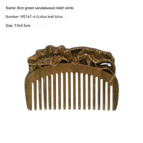 Antique Mini Sandalwood Comb Home