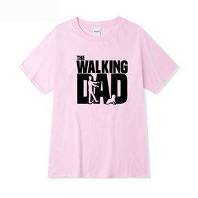 The Walking Dad Letter Print T-shirt