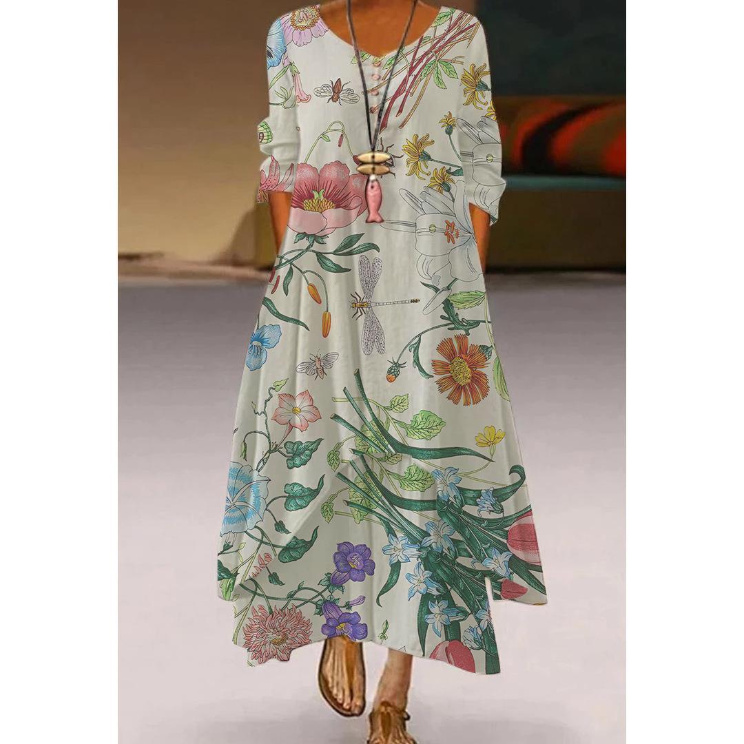 Summer New Printing 3D Printing Dress