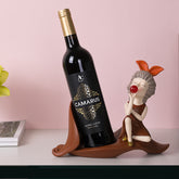 Modern Style Decorations Creative Bubble Female Wine Rack
