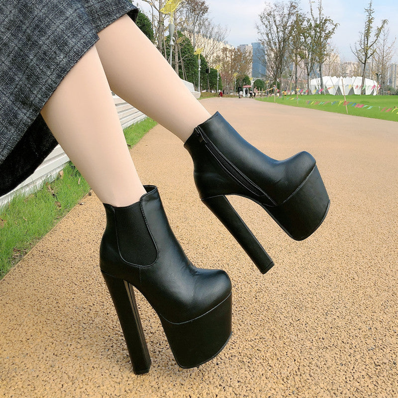 Women Platform Thick Soled  Heel Shoes