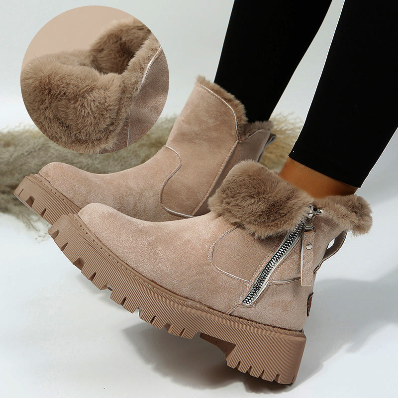 Thick Plush Snow Boots