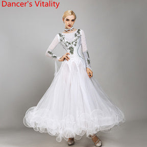 New Modern Dance Performance Costume Diamond Embroidered