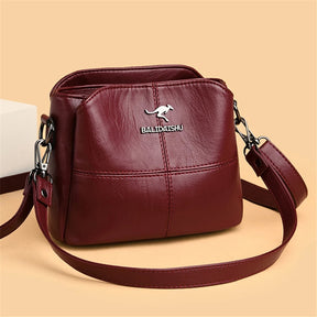 Women Embroidery Tote Bag High Quality Leather