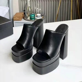 New Brand Women Sandals Summer Shoes Sexy Thick High Heels